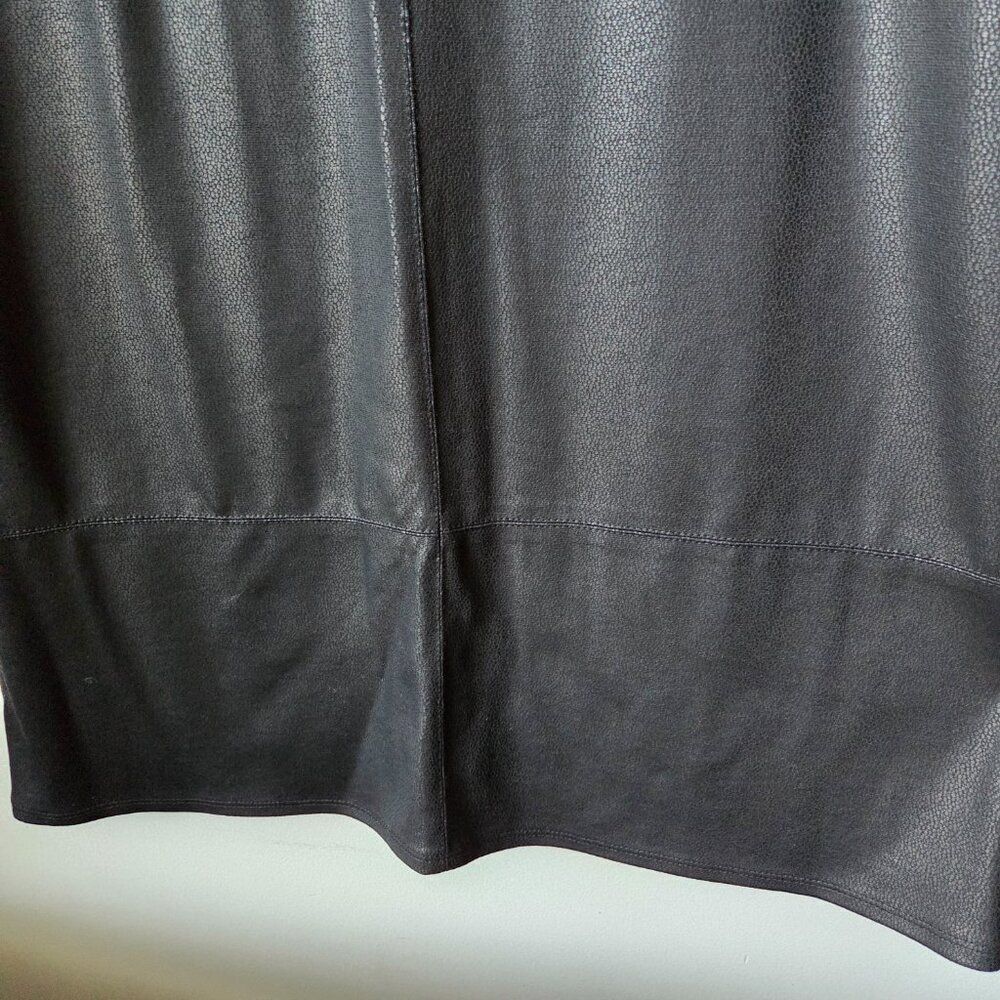 EUC LIKE NEW KAREN KANE BLACK LEATHER LIKE MAXI SKIRT SIZE SMALL - Picture 6 of 16